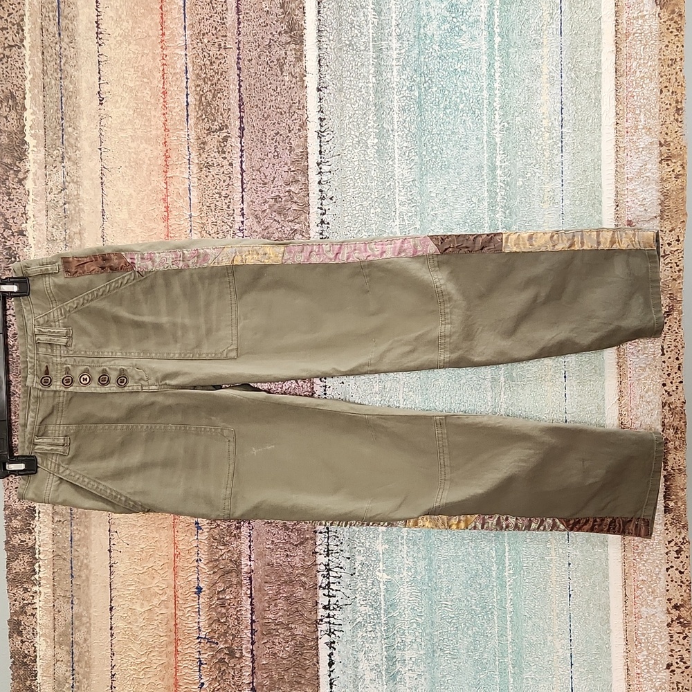 Anthropologie The Wanderer Ribbon Stripe Pants 26 ❤️